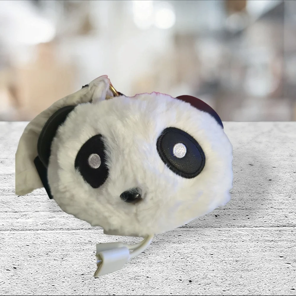 Forever 21 Panda Pompom Portable Powerbank NWT